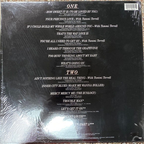 MARVIN GAYE Every Great Motown Hit LP ORIGINAL VINYL 1983 - Picture 2 of 7